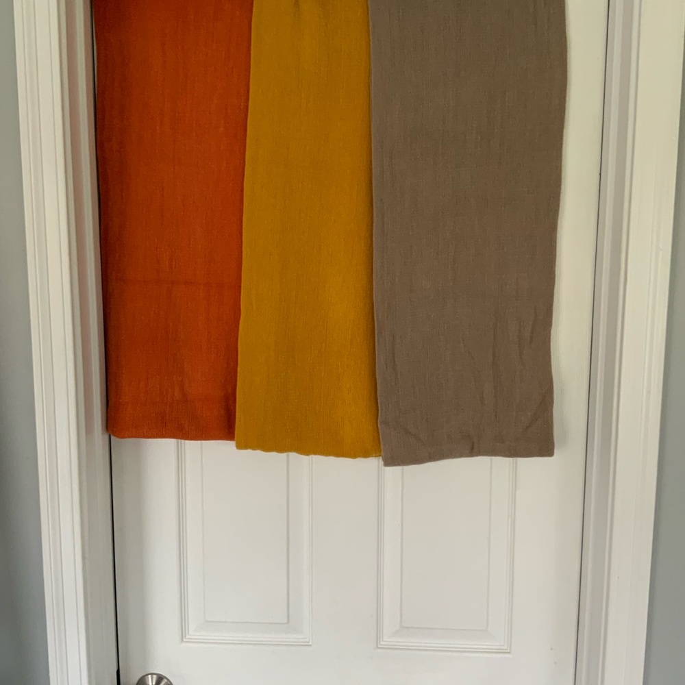 3 Infinity scarves. All 3 for $14.  36 in x 11 in.